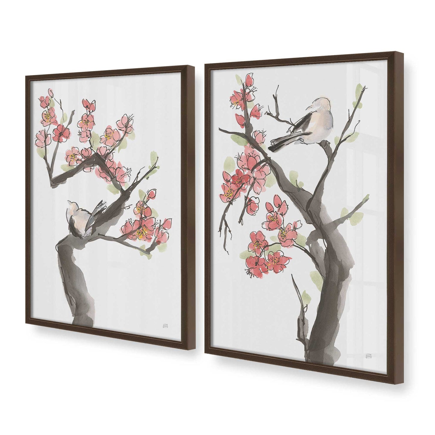 [Color:Belvinder Brown], Picture of art in a Belvinder Brown frame at an angle