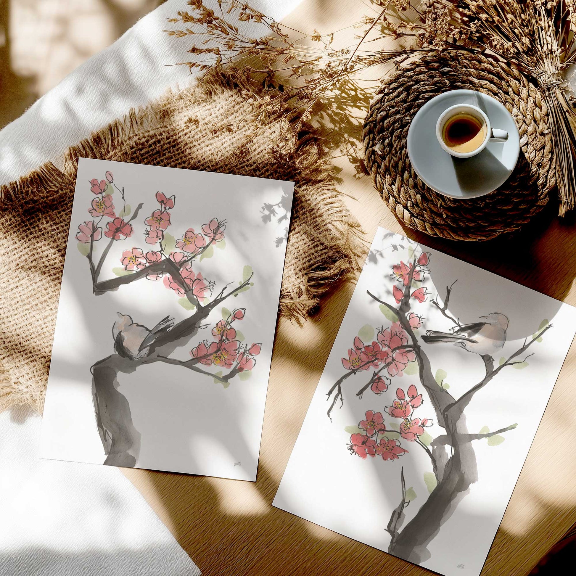 [color:Rolled Print], Picture in a room