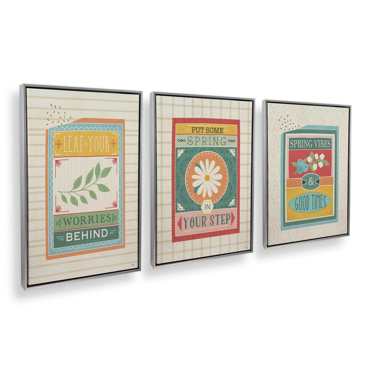 [Color:Polished Chrome], Picture of art in a Polished Chrome frame at an angle