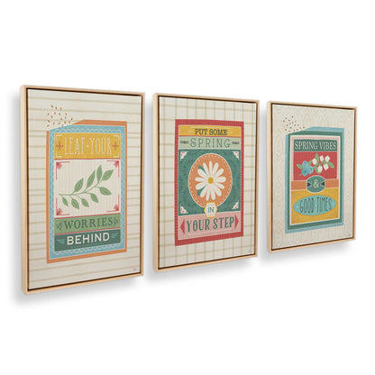[Color:American Maple], Picture of art in an American Maple frame at an angle