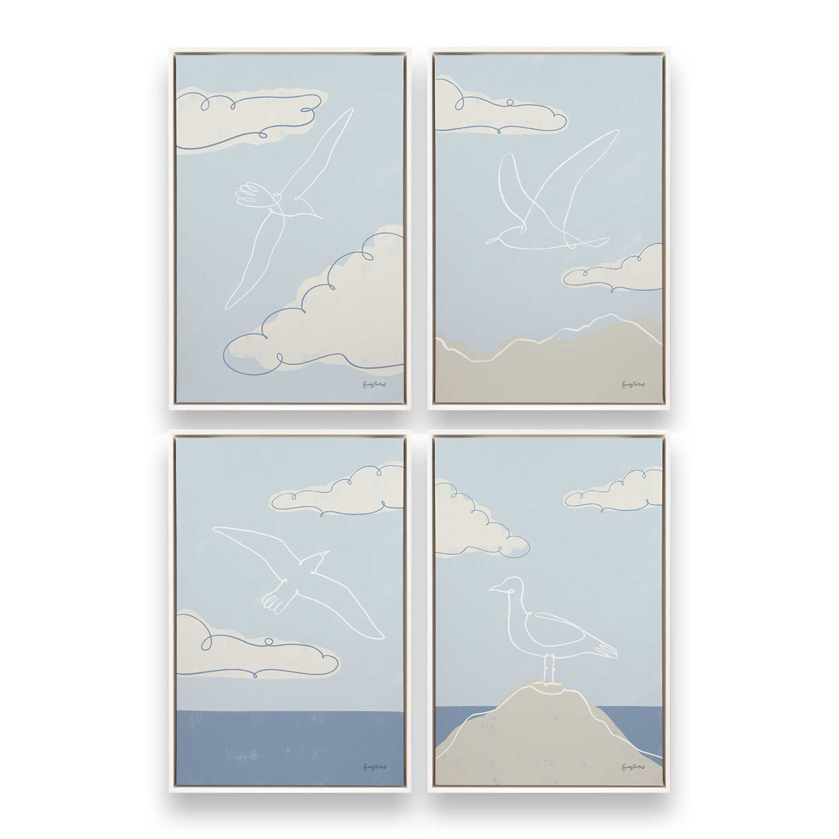 [Color:Opaque White], Picture of art in a White frame