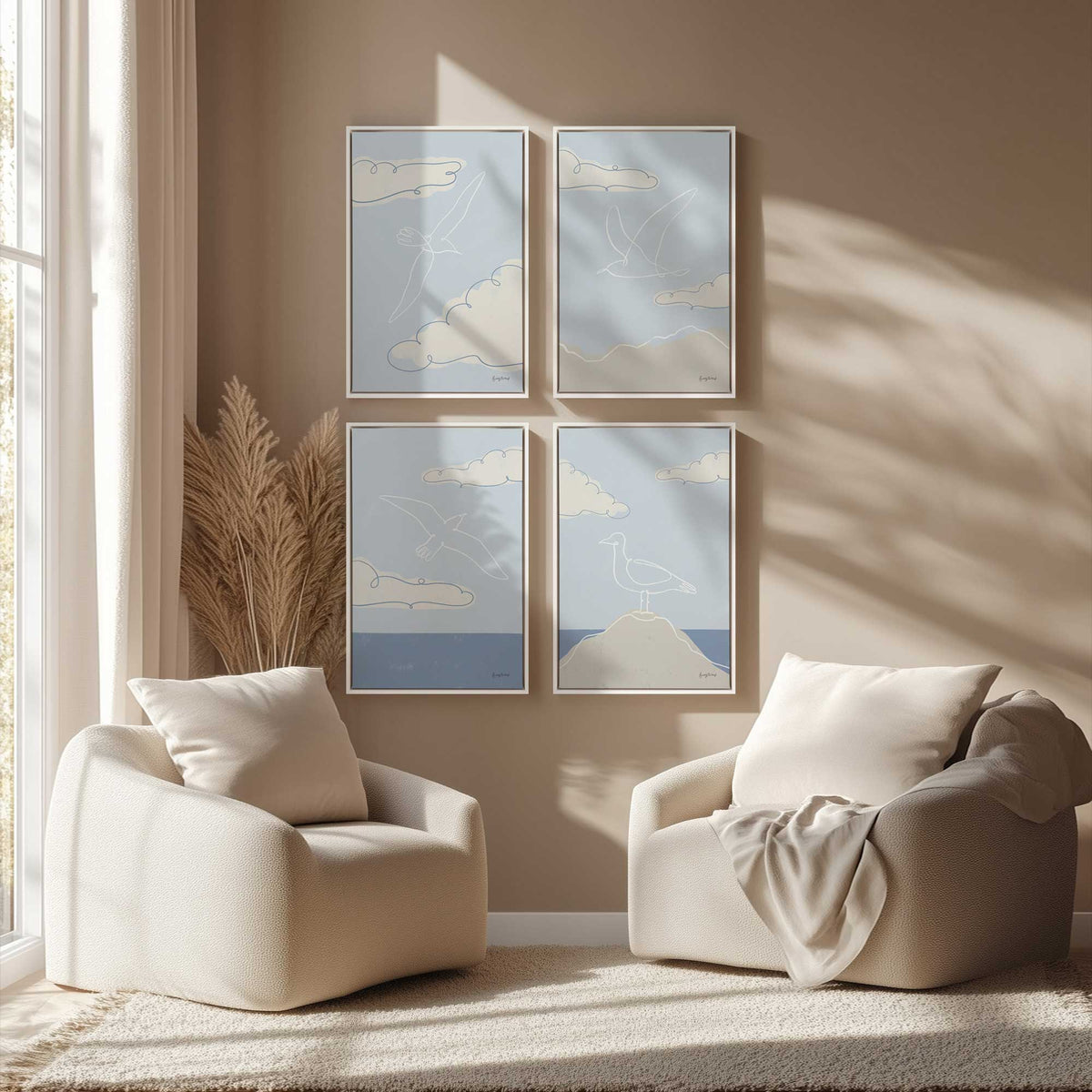 [Color:American Maple], Picture of art in an American Maple frame
