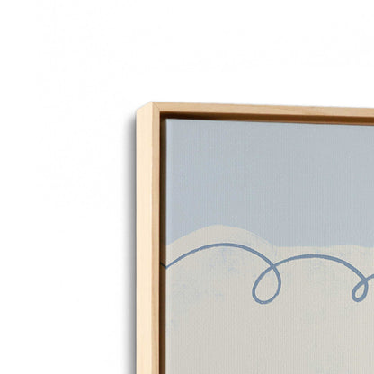 [Color:American Maple], Picture of art in an American Maple frame at an angle