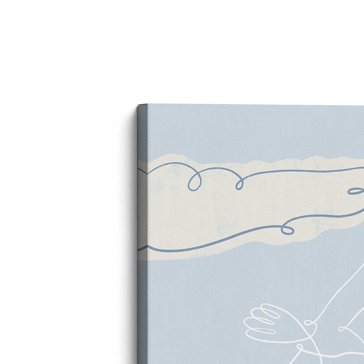 [Color:Stretched Canvas], Picture of art at an angle
