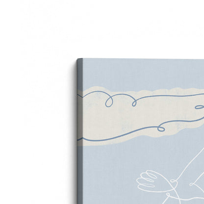 [Color:Stretched Canvas], Picture of art at an angle