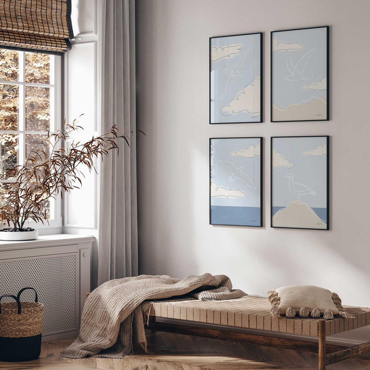 [Color:American Maple], Picture of art in an American Maple frame