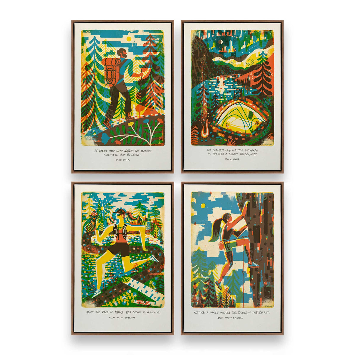 [Color:Walnut], Picture of art in a Walnut frame
