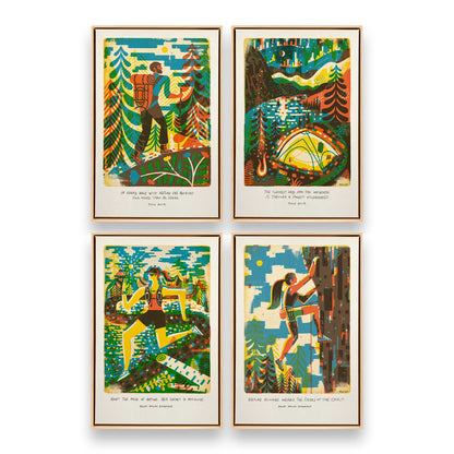 [Color:American Maple], Picture of art in an American Maple frame