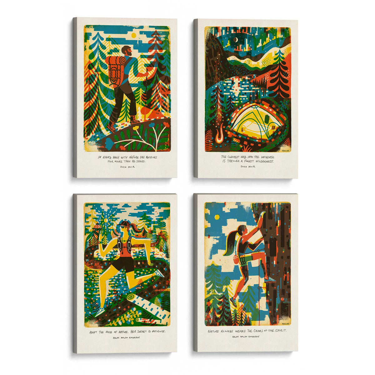 [Color:Stretched Canvas], Picture of the corner of the art