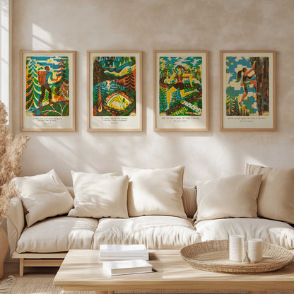 [Color:American Maple], Picture of art in an American Maple frame