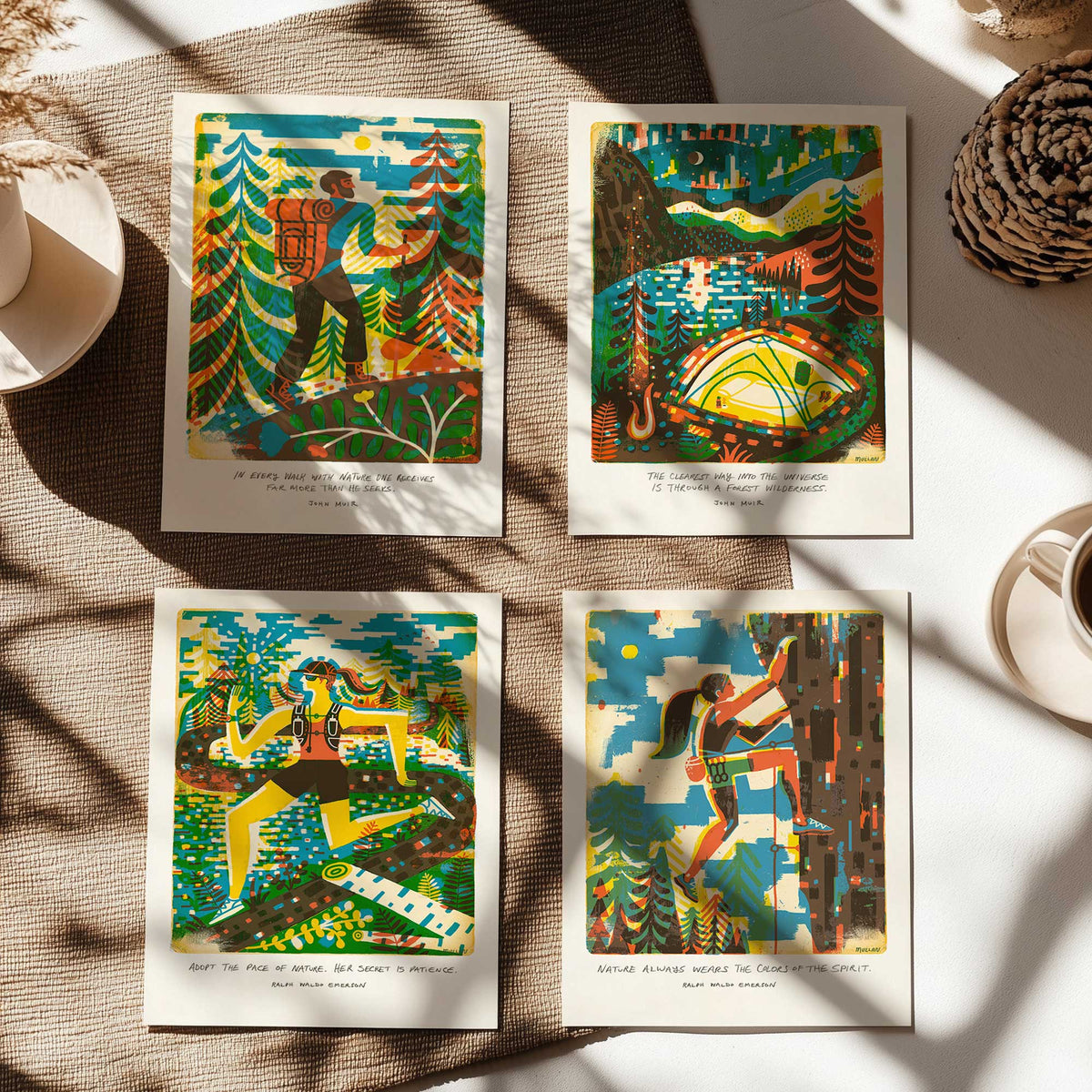 [color:Rolled Print], Picture of close up of art
