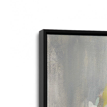 [Color:Satin Black], Picture of art in a Satin Black frame at an angle