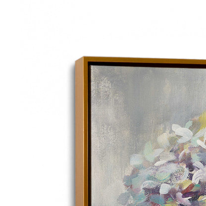 [Color:Polished Gold], Picture of art in a Polished Gold frame at an angle