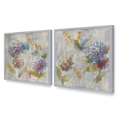 [Color:Polished Chrome], Picture of art in a Polished Chrome frame of the corner