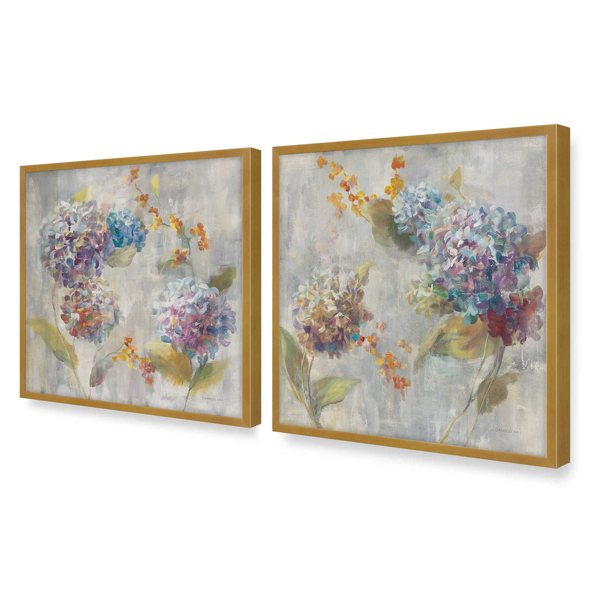[Color:Polished Gold], Picture of art in a Polished Gold frame of the corner