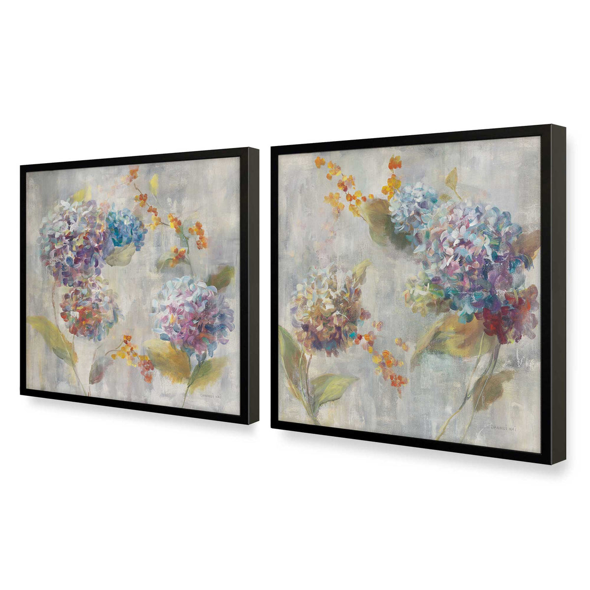 [Color:Satin Black], Picture of art in a Satin Black frame at an angle