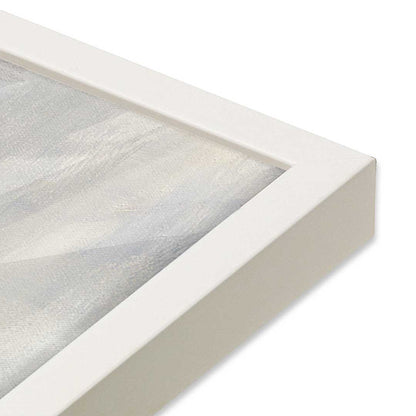 [Color:Opaque White], Picture of art in an Opaque White frame of the corner