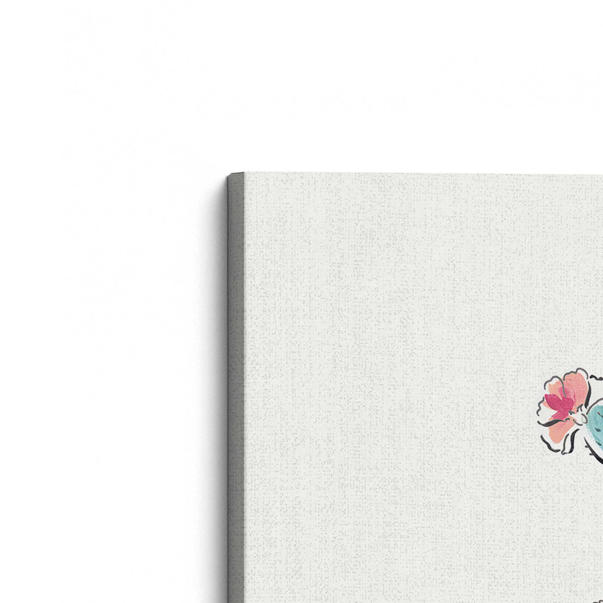 [Color:Stretched Canvas], Picture of art at an angle