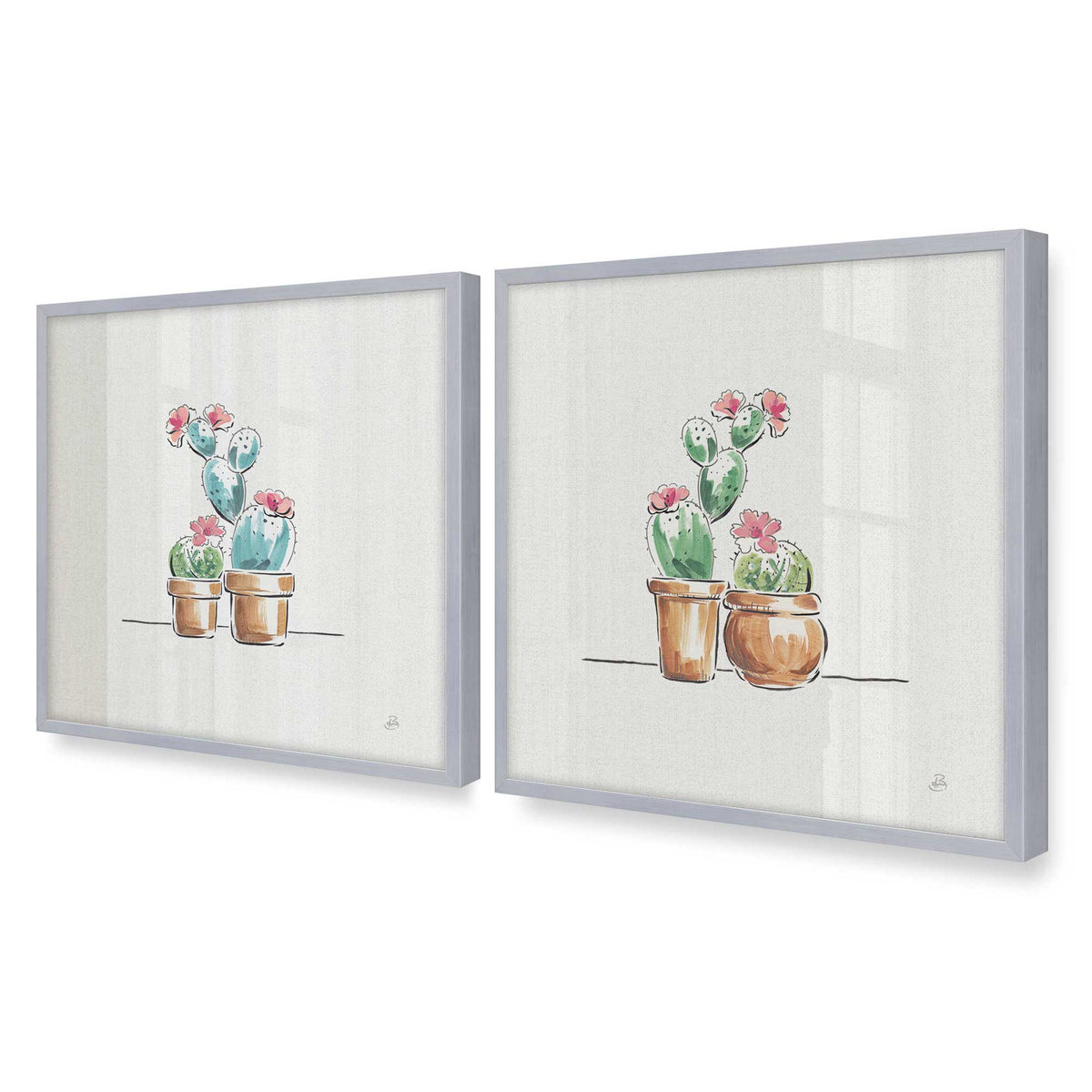 [Color:Polished Chrome], Picture of art in a Polished Chrome frame of the corner
