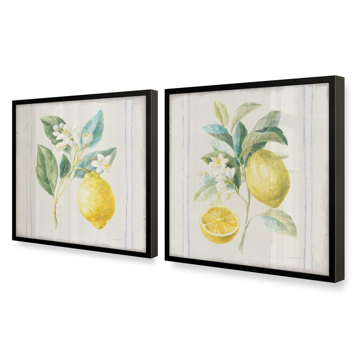 [Color:Satin Black], Picture of art in a Satin Black frame at an angle