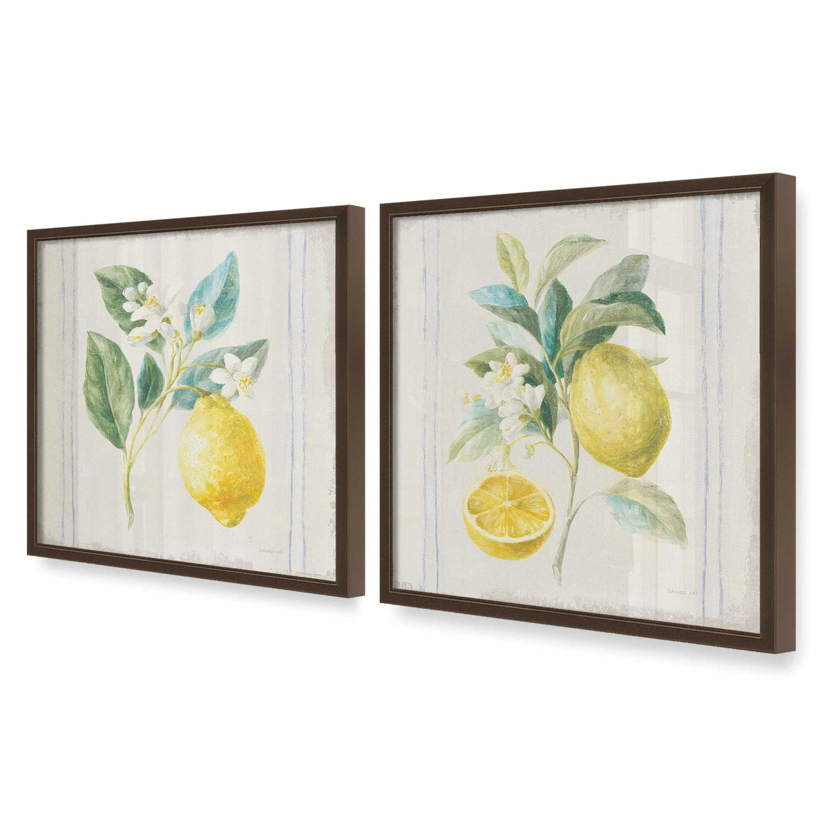 [Color:Belvinder Brown], Picture of art in a Belvinder Brown frame at an angle