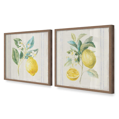 [Color:Walnut], Picture of art in a Walnut frame at an angle