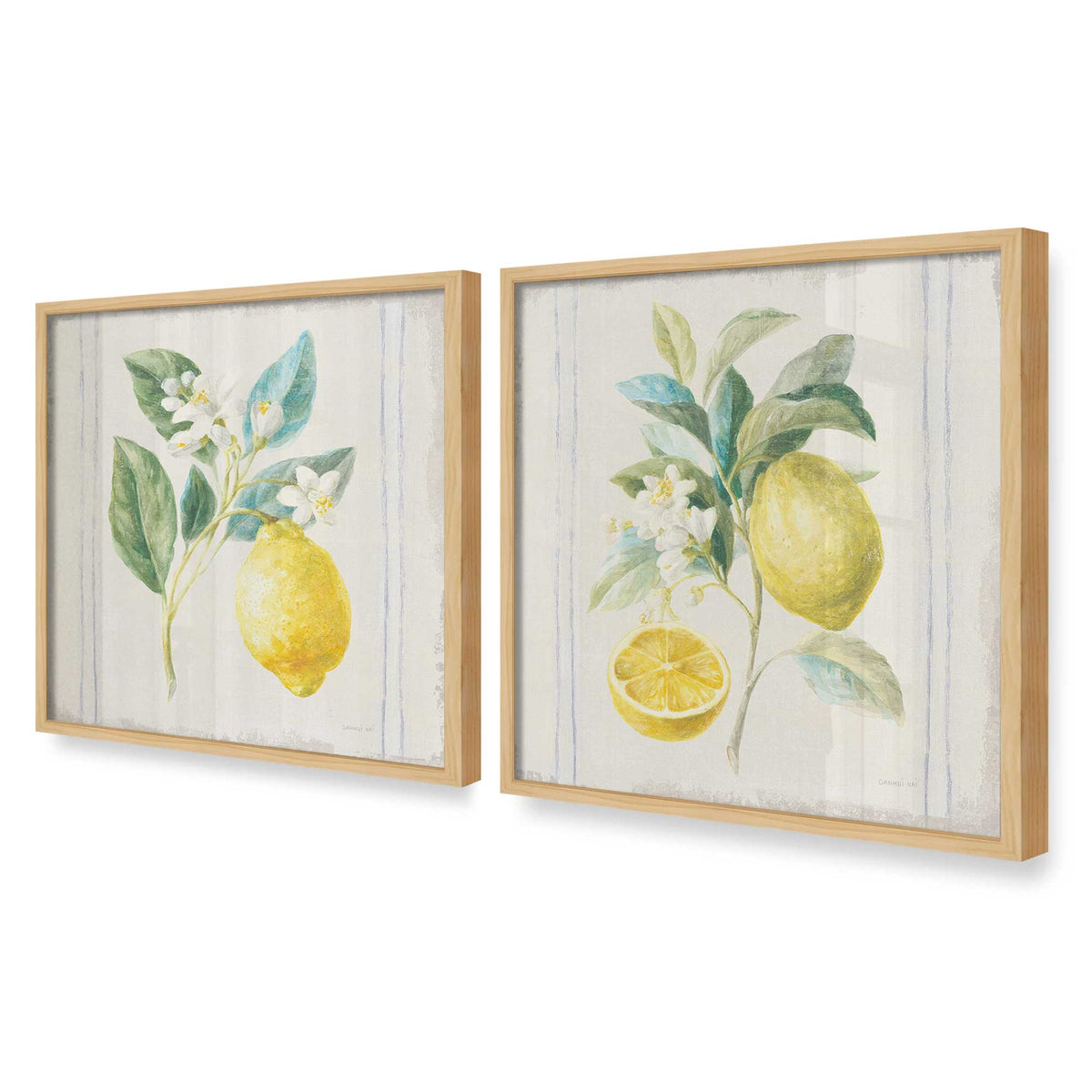 [Color:American Maple], Picture of art in an American Maple frame at an angle