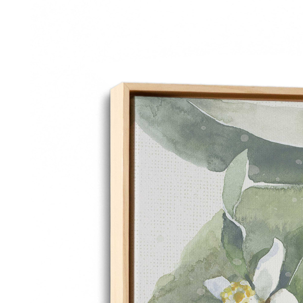 [Color:American Maple], Picture of art in an American Maple frame at an angle