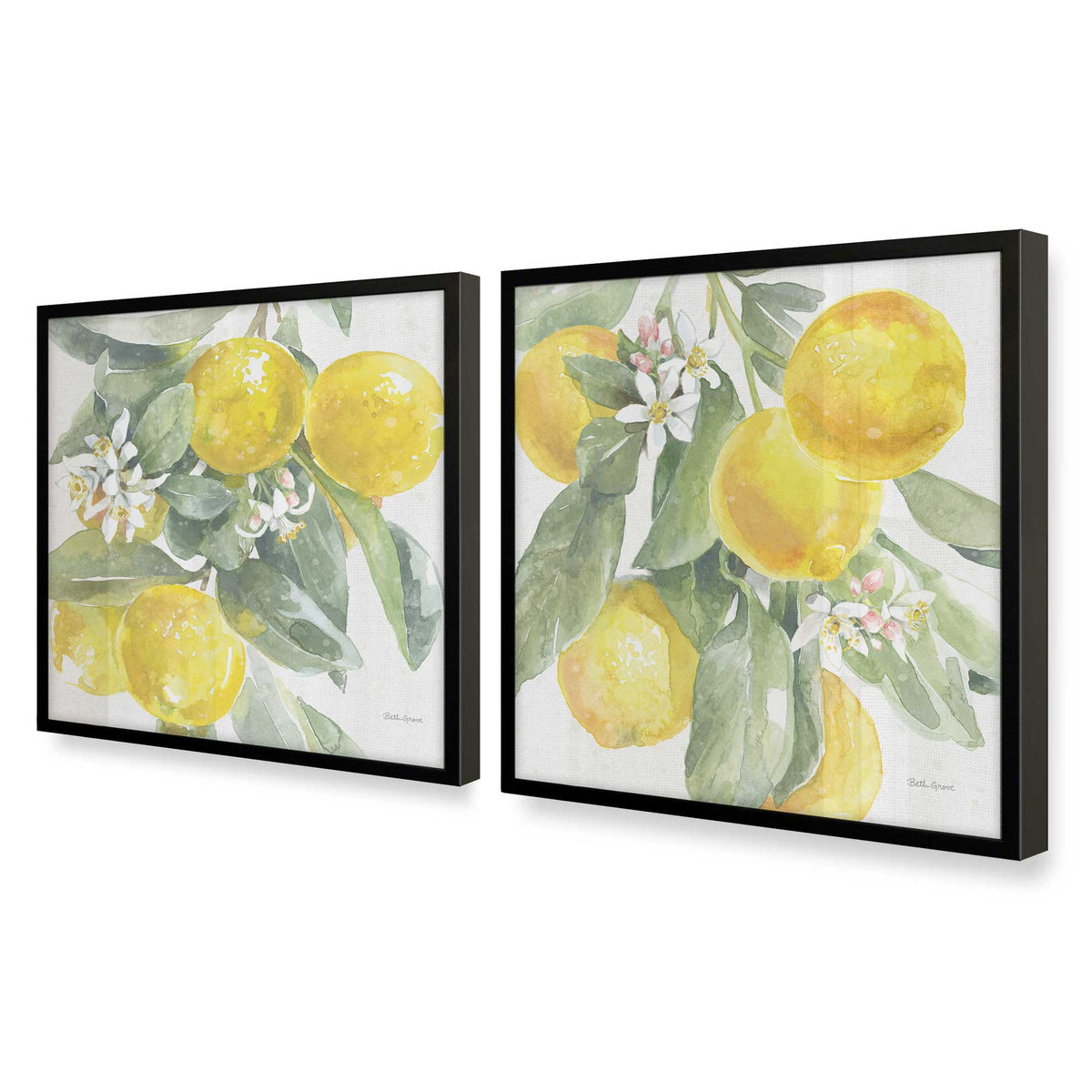 [Color:Satin Black], Picture of art in a Satin Black frame at an angle
