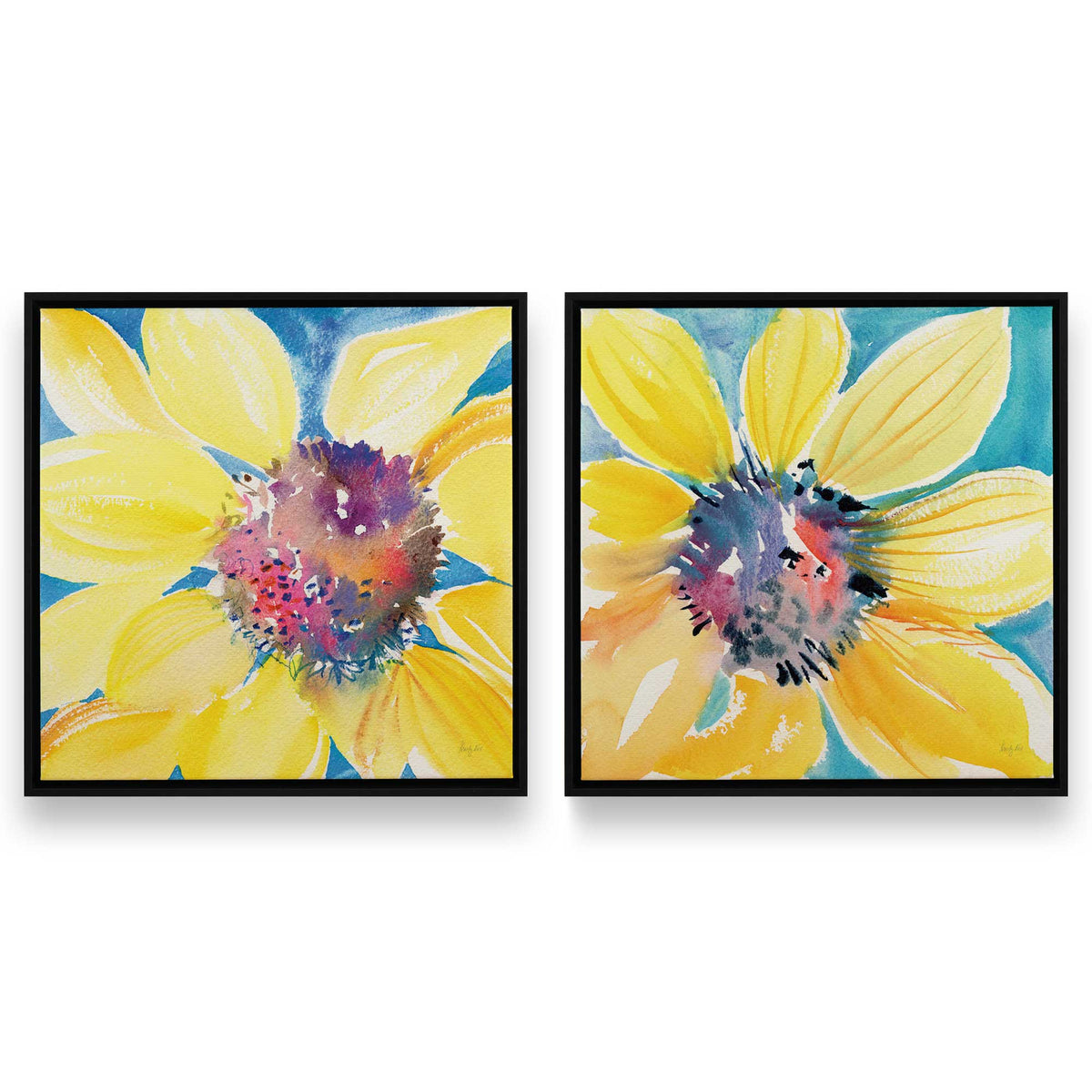 [Color:Satin Black], Picture of art in a Satin Black frame