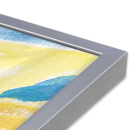 [Color:Polished Chrome], Picture of art in a Polished Chrome frame at an angle