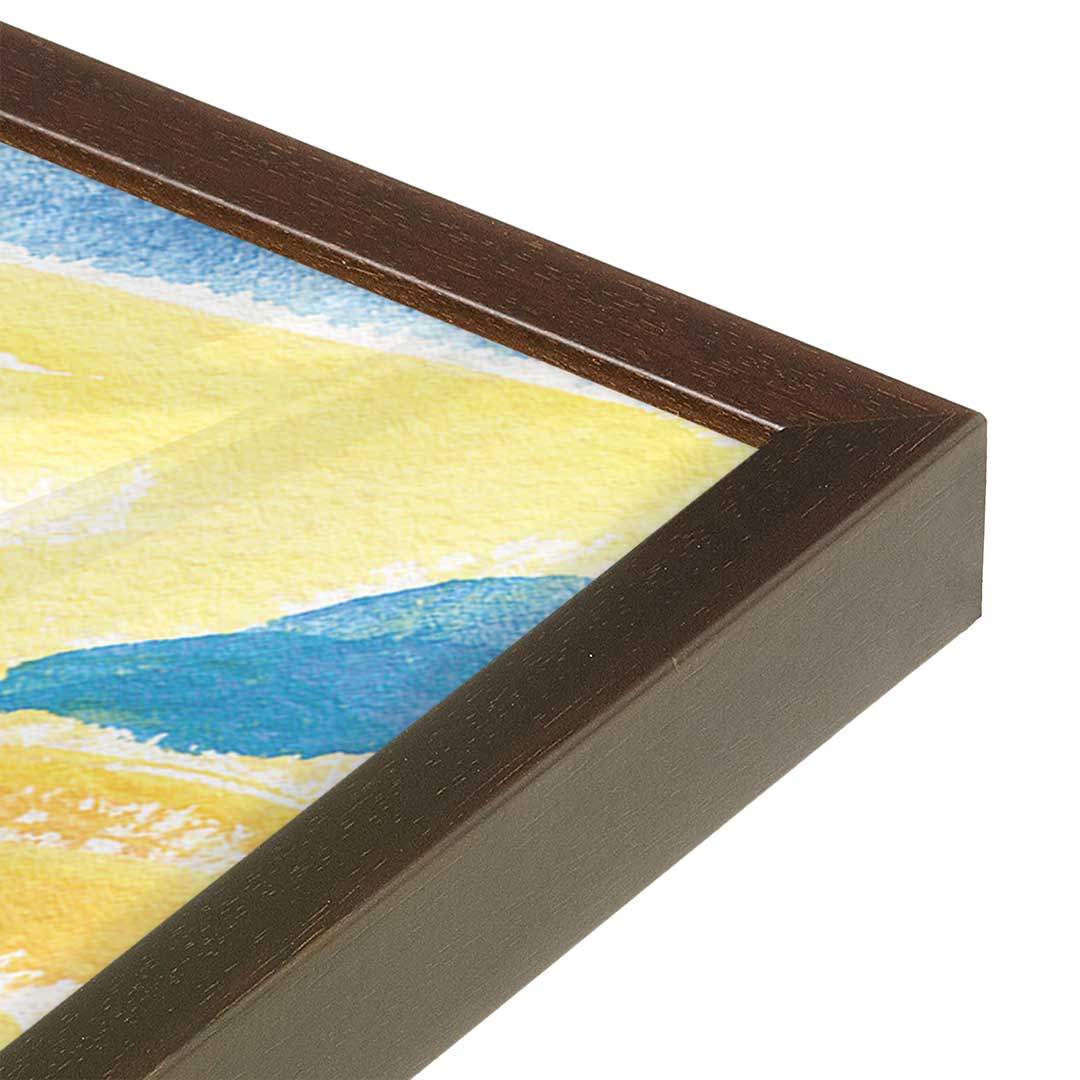[Color:Belvinder Brown], Picture of art in a Belvinder Brown frame of the corner