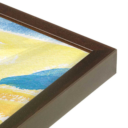 [Color:Belvinder Brown], Picture of art in a Belvinder Brown frame of the corner
