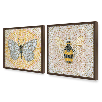 [Color:Belvinder Brown], Picture of art in a Belvinder Brown frame at an angle