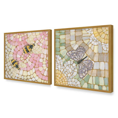 [Color:Polished Gold], Picture of art in a Polished Gold frame of the corner