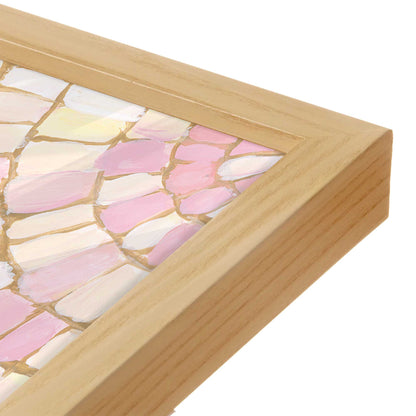 [Color:American Maple], Picture of art in an American Maple frame of the corner