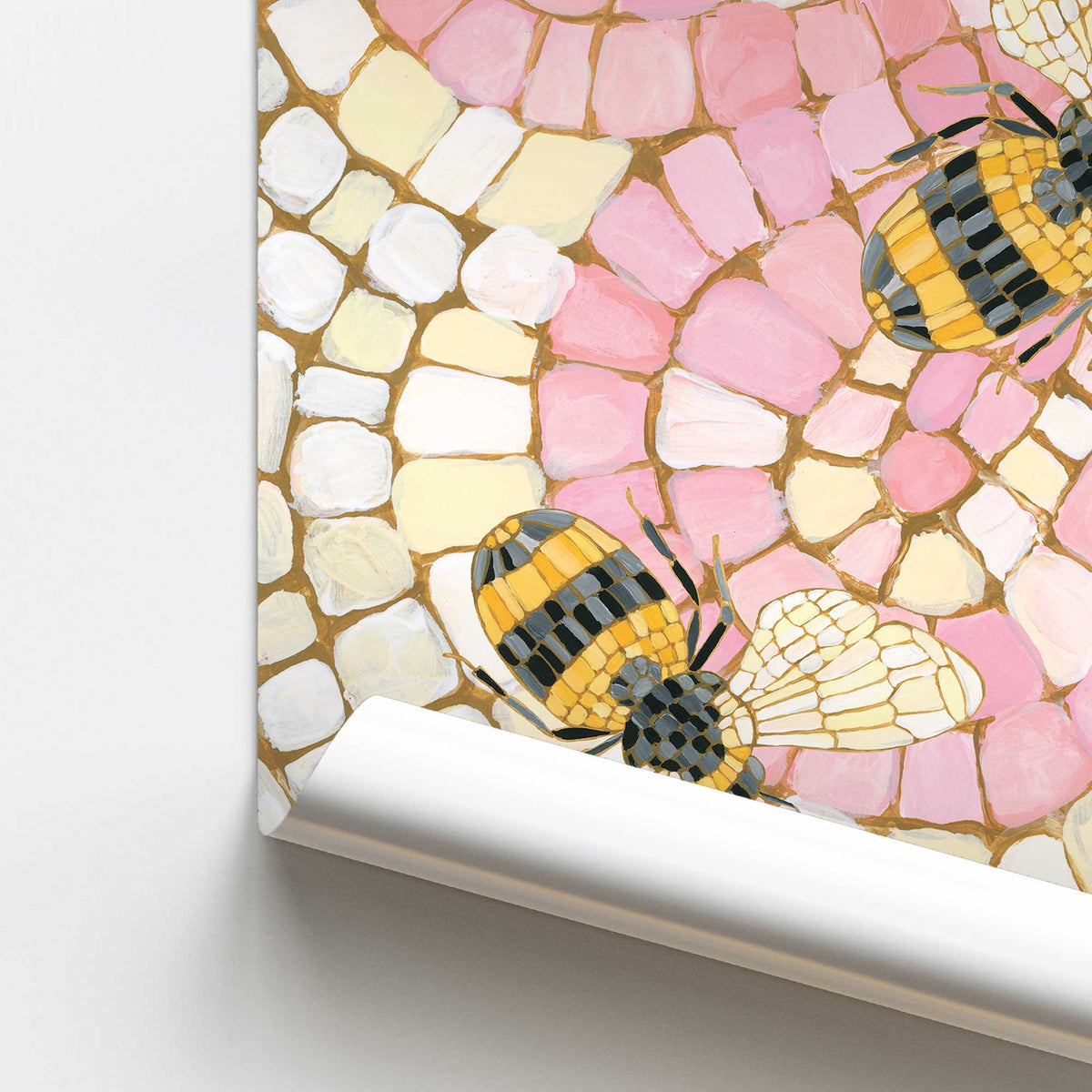 [color:Rolled Print], Picture of close up of art