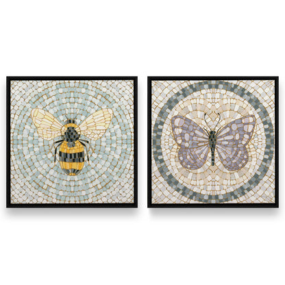 [Color:Satin Black], Picture of art in a Satin Black frame