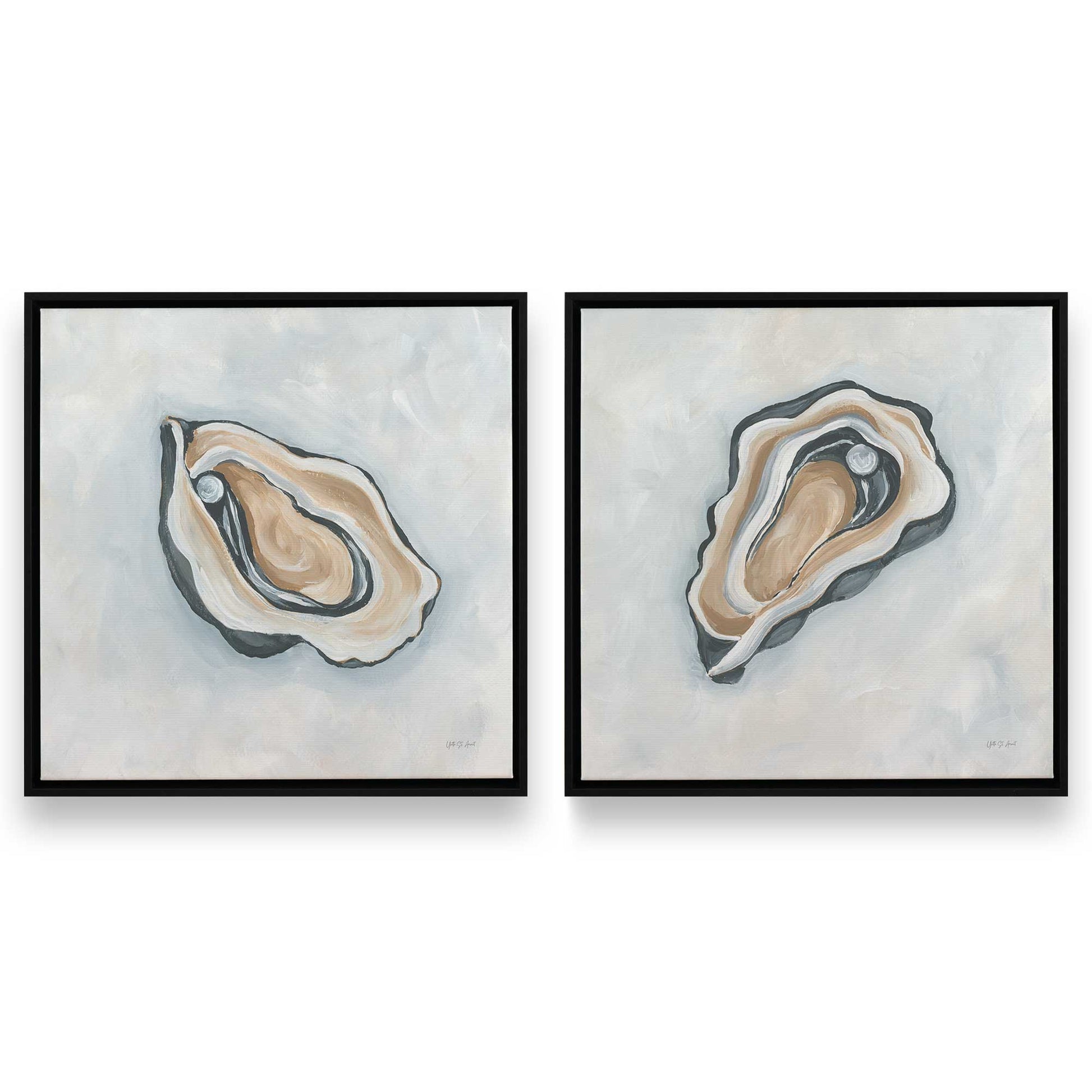 [Color:Satin Black], Picture of art in a Satin Black frame