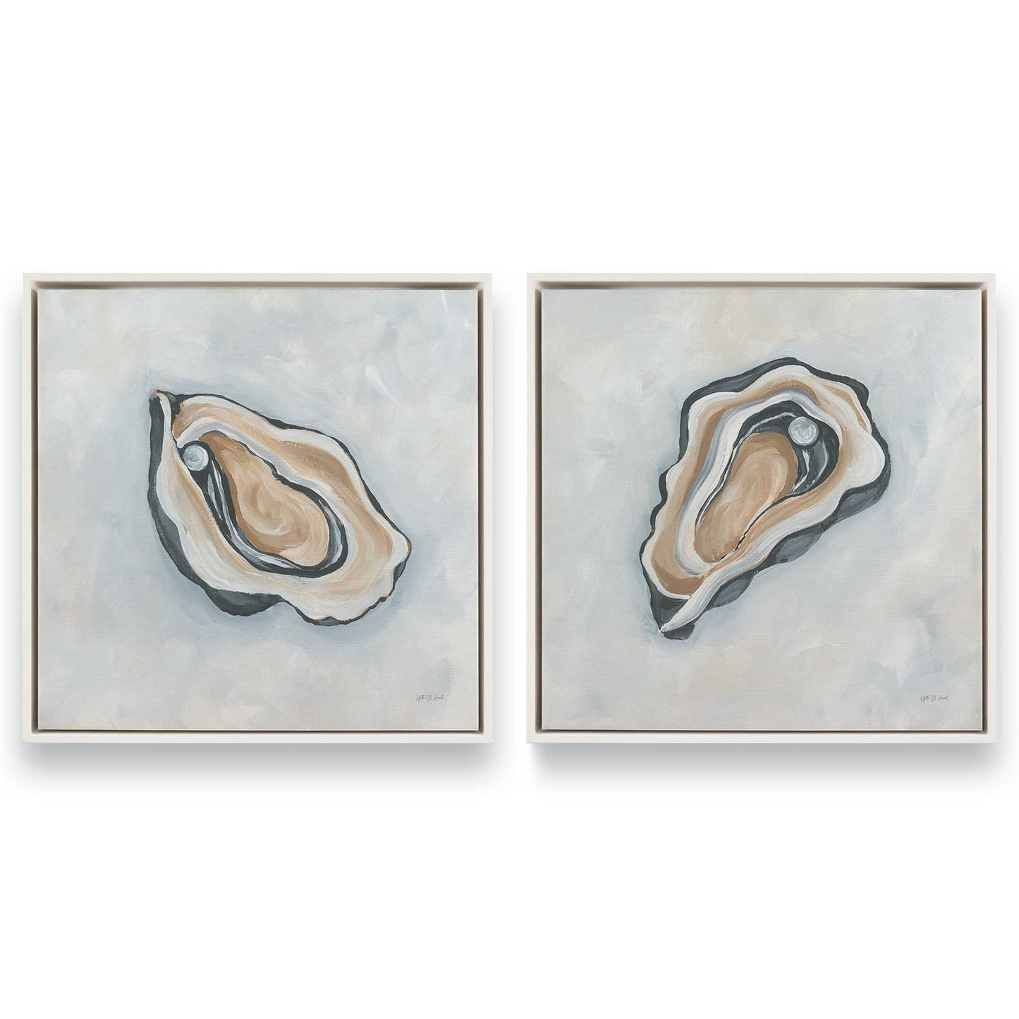 [Color:Opaque White], Picture of art in a White frame