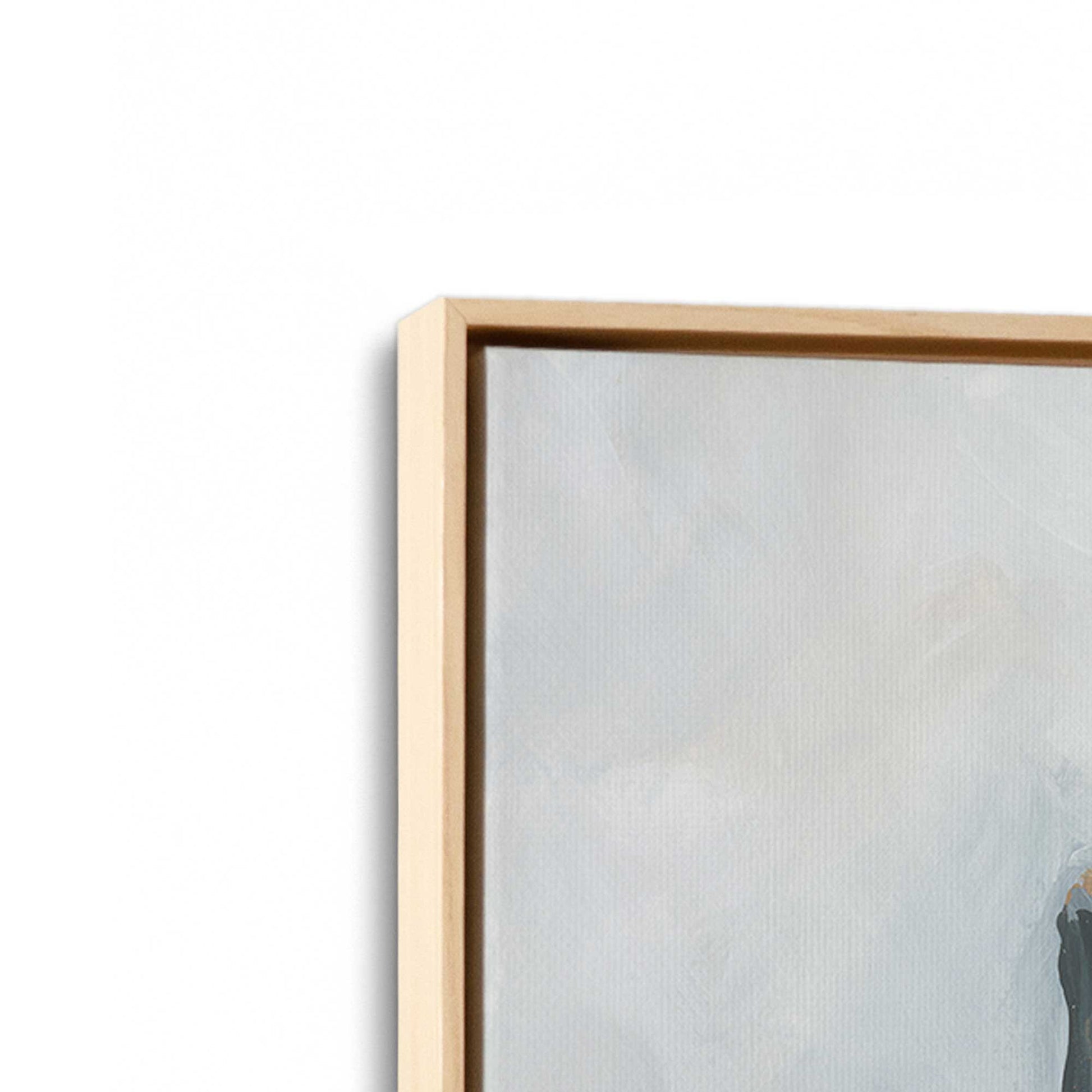 [Color:American Maple], Picture of art in an American Maple frame at an angle