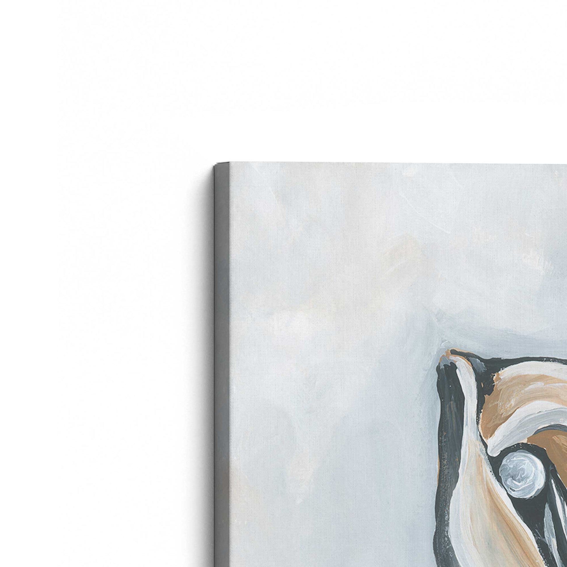 [Color:Stretched Canvas], Picture of art at an angle