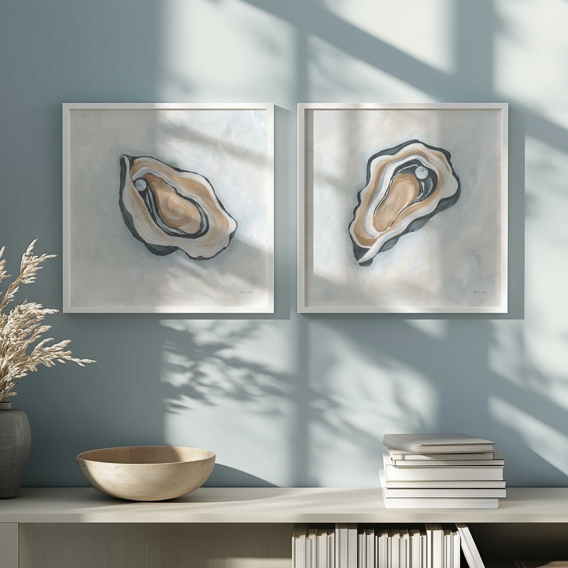 [Color:Walnut], Picture of art in a Walnut frame