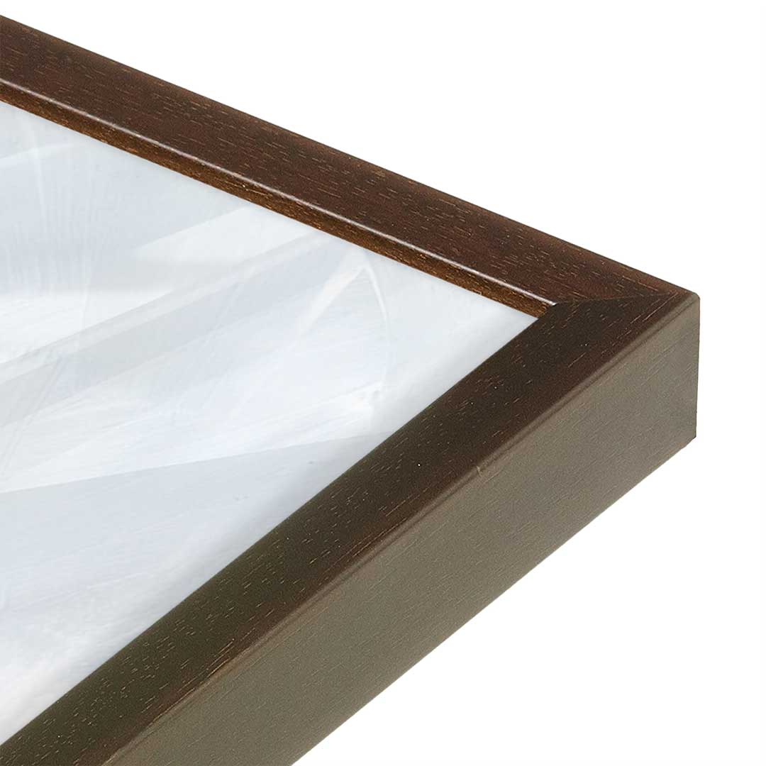 [Color:Belvinder Brown], Picture of art in a Belvinder Brown frame of the corner
