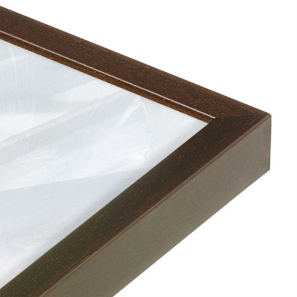 [Color:Belvinder Brown], Picture of art in a Belvinder Brown frame of the corner