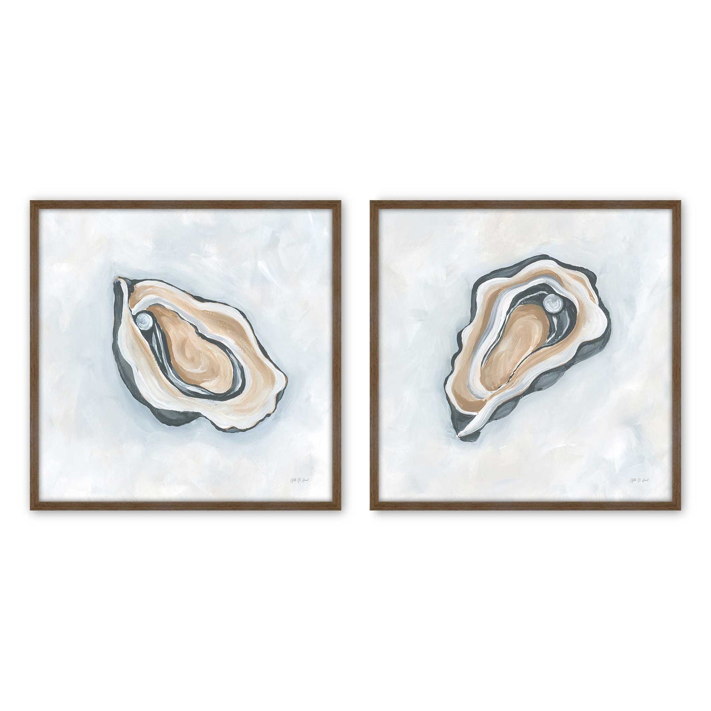 [Color:Walnut], Picture of art in a Walnut frame