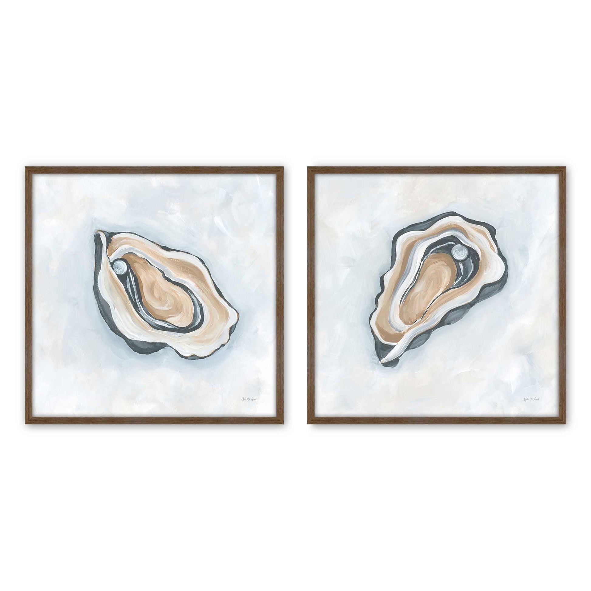 [Color:Walnut], Picture of art in a Walnut frame