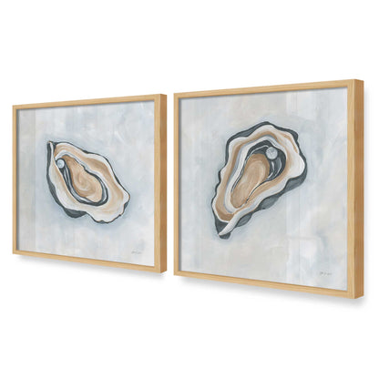 [Color:American Maple], Picture of art in an American Maple frame at an angle