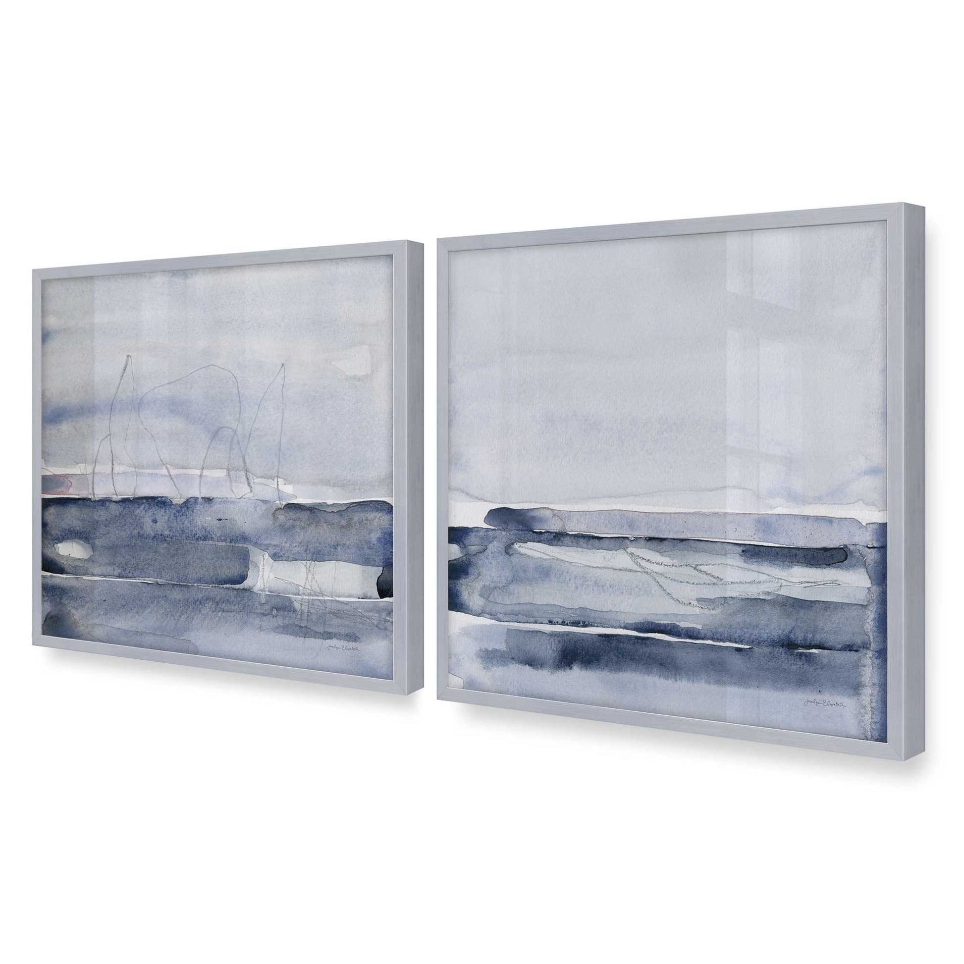 [Color:Polished Chrome], Picture of art in a Polished Chrome frame of the corner