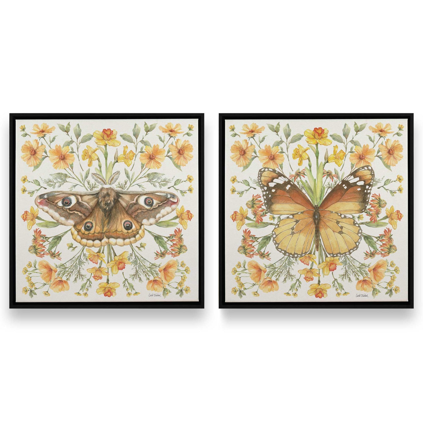 [Color:Satin Black], Picture of art in a Satin Black frame
